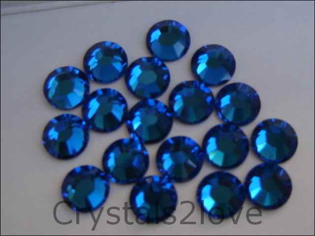 144 pieces  16ss CAPRI BLUE Swarovski Rhinestones
