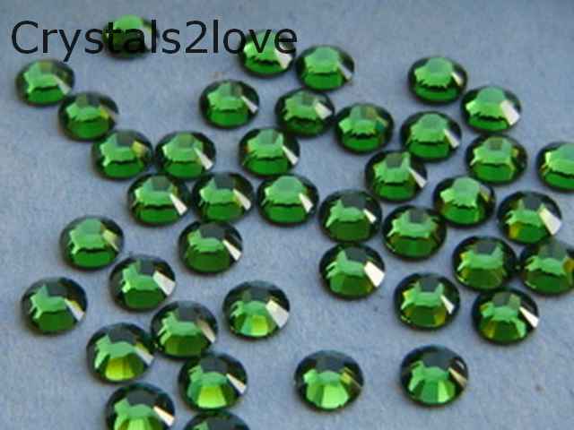 144 pieces 7ss SHAMROCK Green Preciosa Maxima Rhinestones